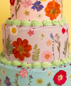 Three Tier Floral Wedding Cake