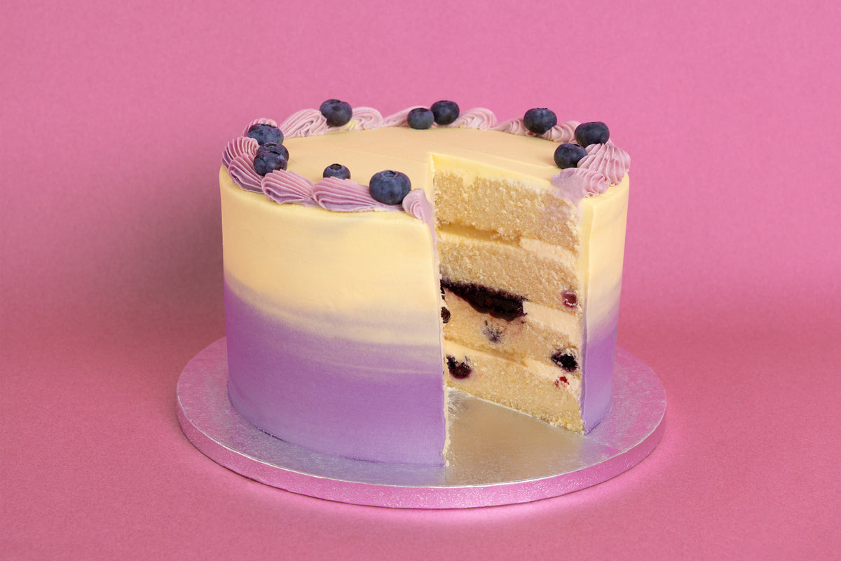 Gluten-Free Lemon & Blueberry Cake London | Vida Bakery