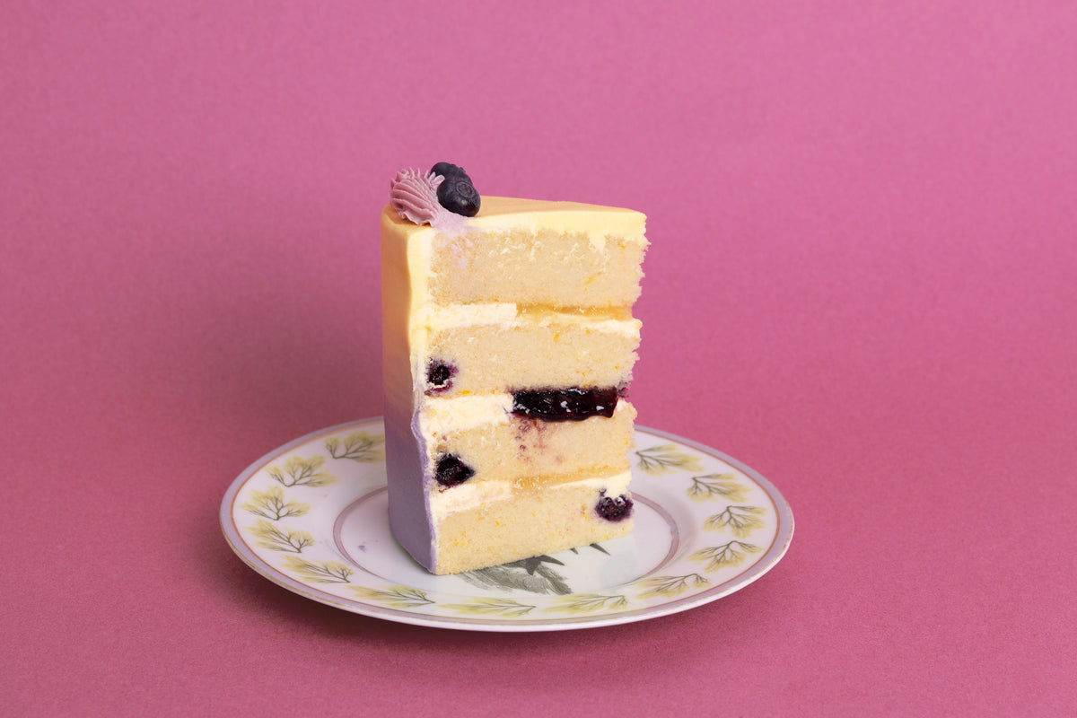 Gluten-Free Lemon & Blueberry Cake London | Vida Bakery