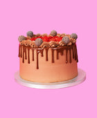 Red Velvet Brownie Cake