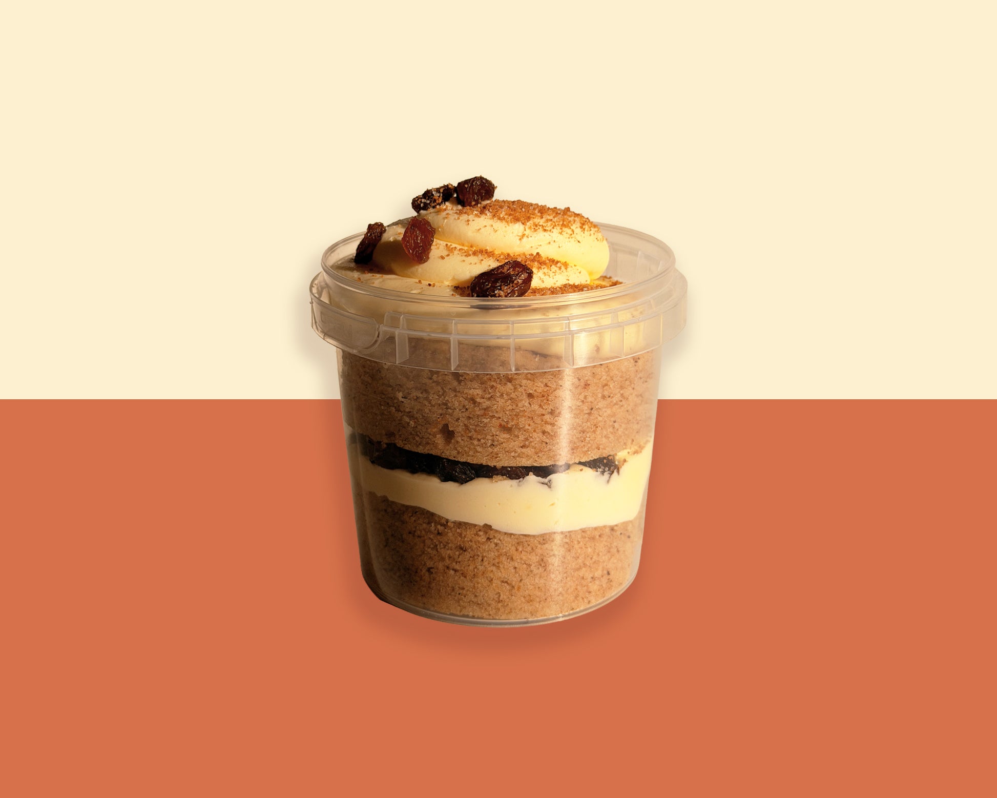 Hot Cross Bun Cake Tub