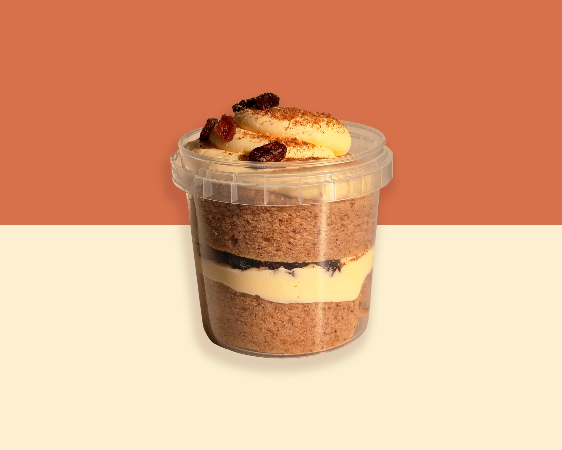 Hot Cross Bun Cake Tub