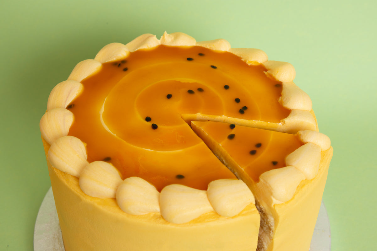Mango and Passion Fruit Cake