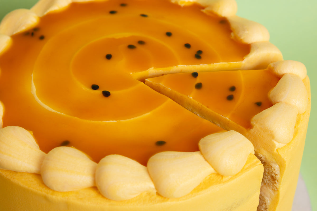 Mango and Passion Fruit Cake