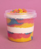 Rainbow Vanilla Cake Tub