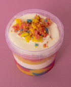 Rainbow Vanilla Cake Tub
