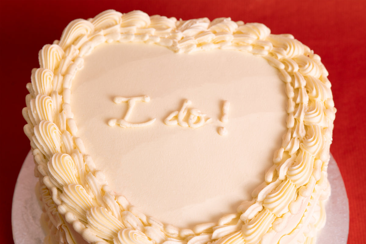 I Do Vintage Wedding Cake